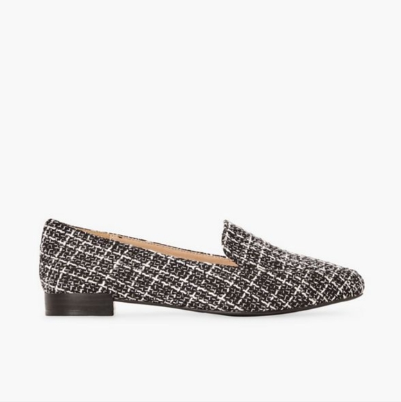JUSTFAB never worn tweed loafer size 6 - Picture 2 of 2